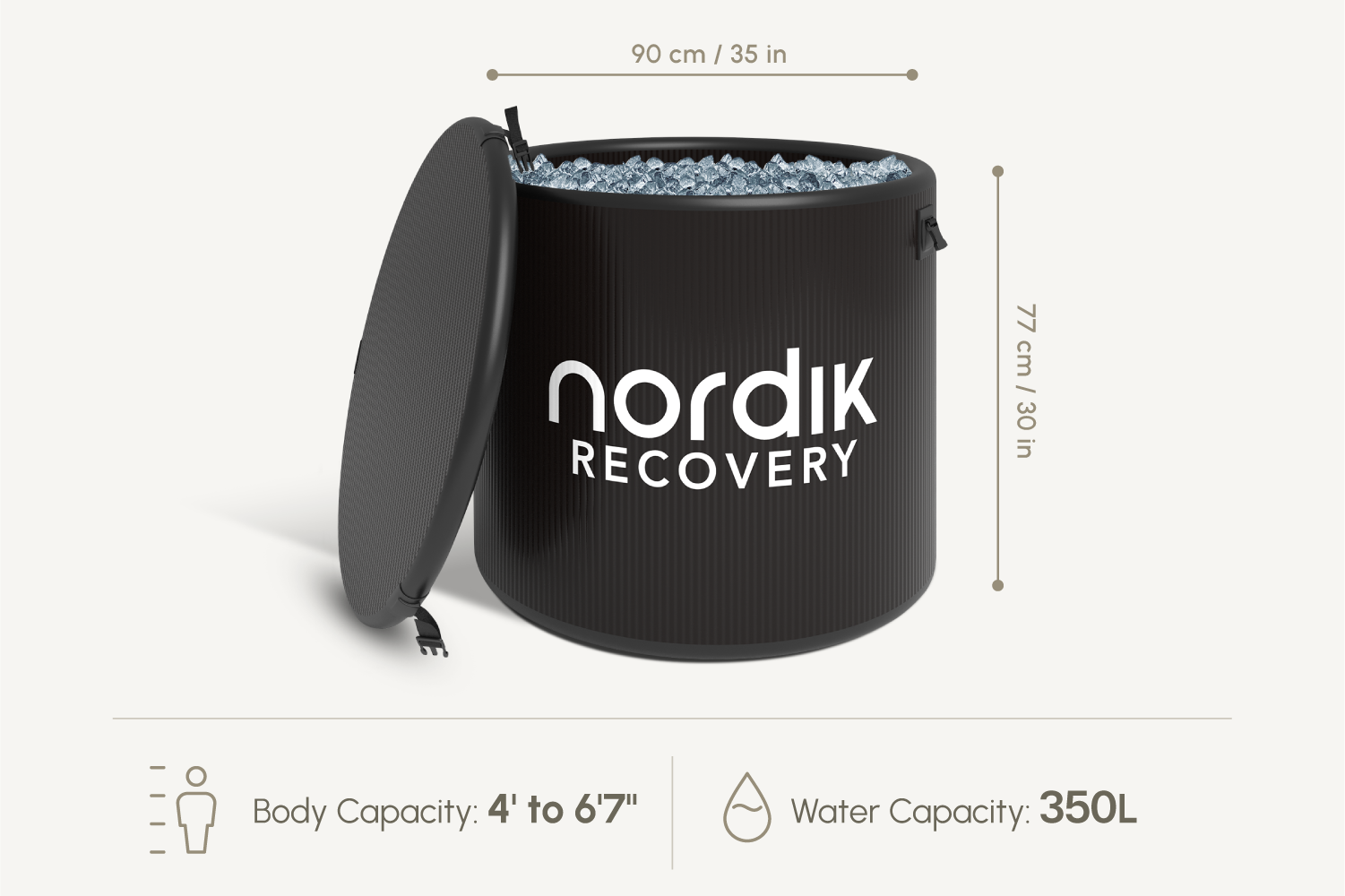 Nordik Recovery Cold Plunge Barrel