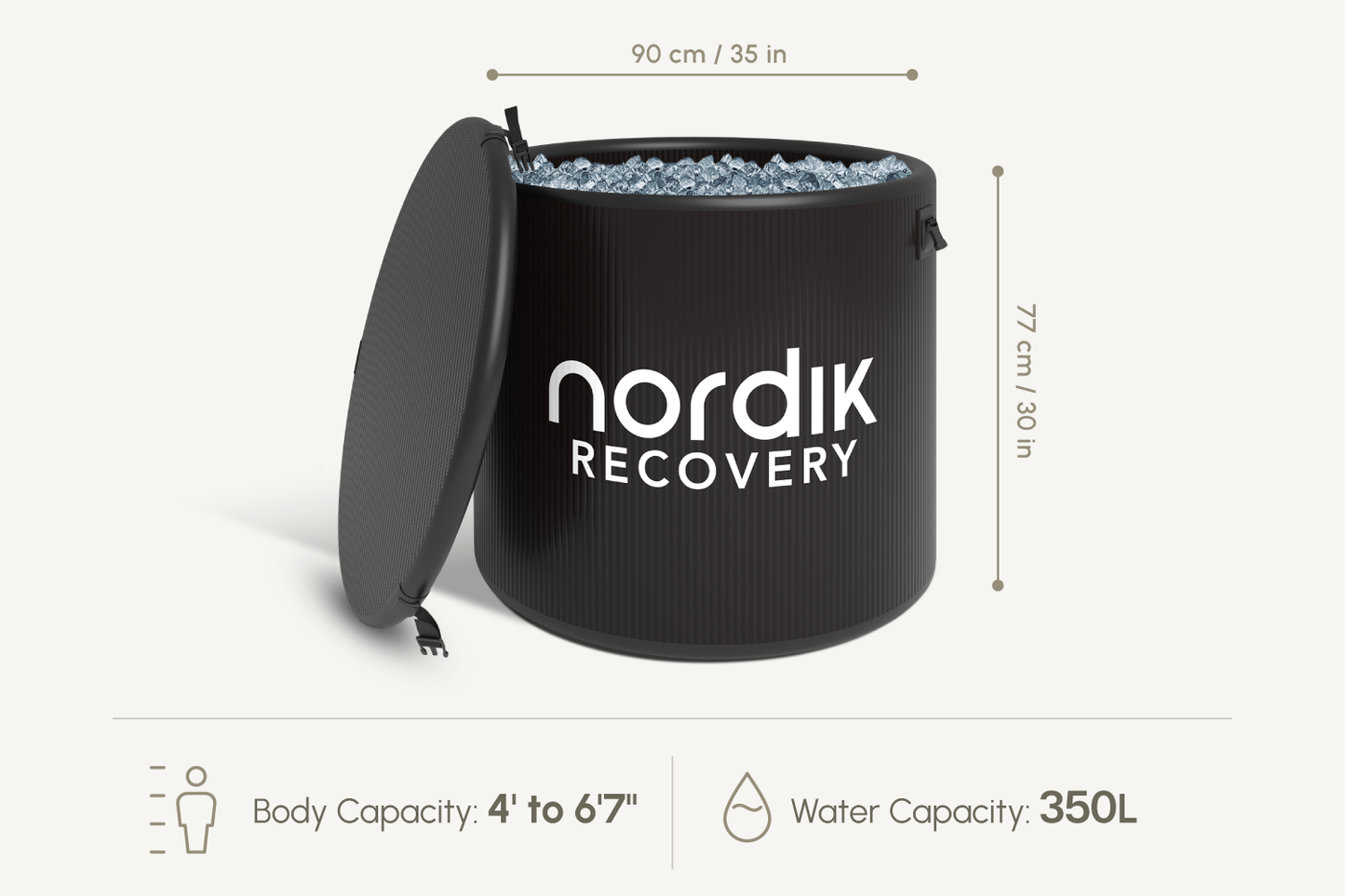 Nordik Recovery Cold Plunge Barrel
