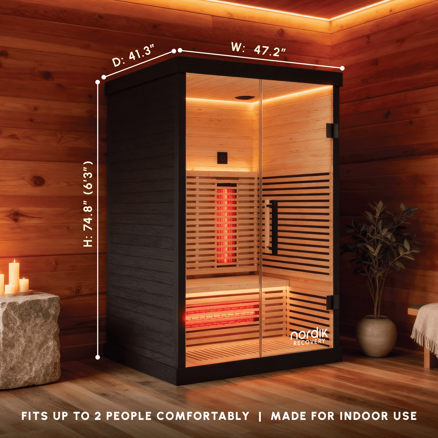Nordik Recovery 2-Person Infrared Sauna