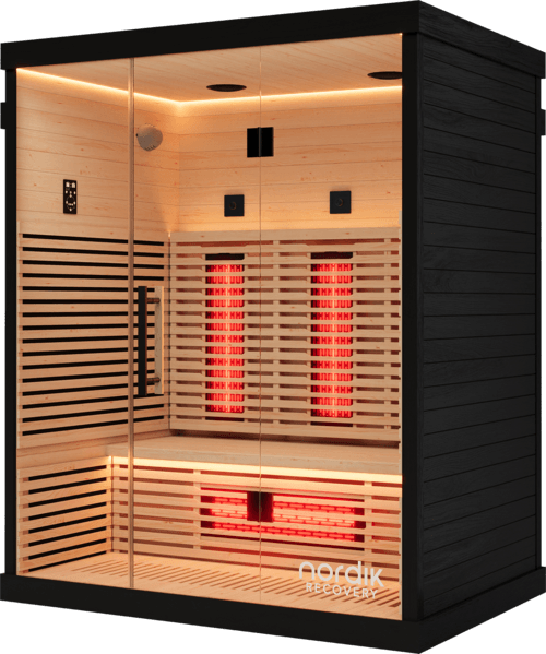3-Person Full Spectrum Infrared Sauna – Low EMF, Canadian Hemlock ...