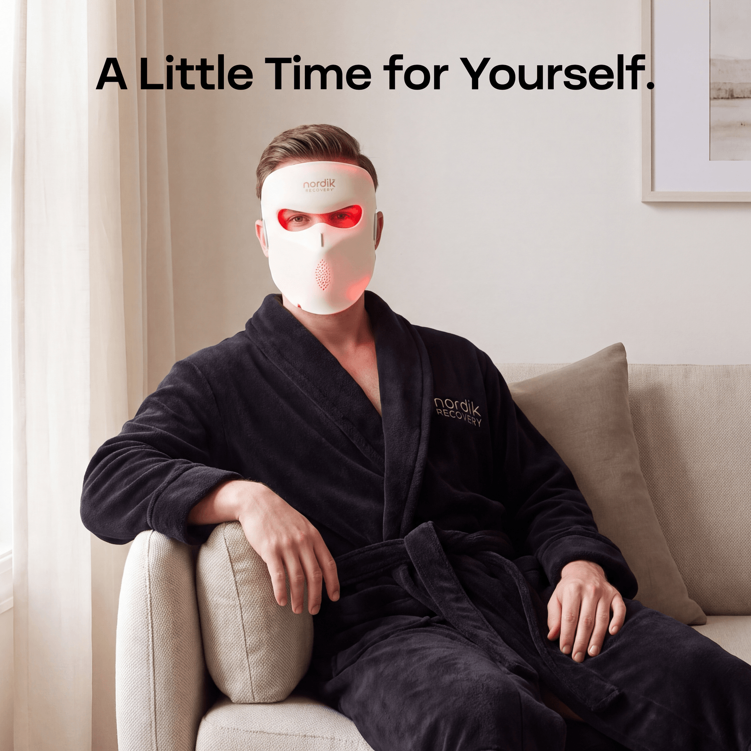 Nordik Recovery LED Red Light Face Mask | Premium Medical Grade