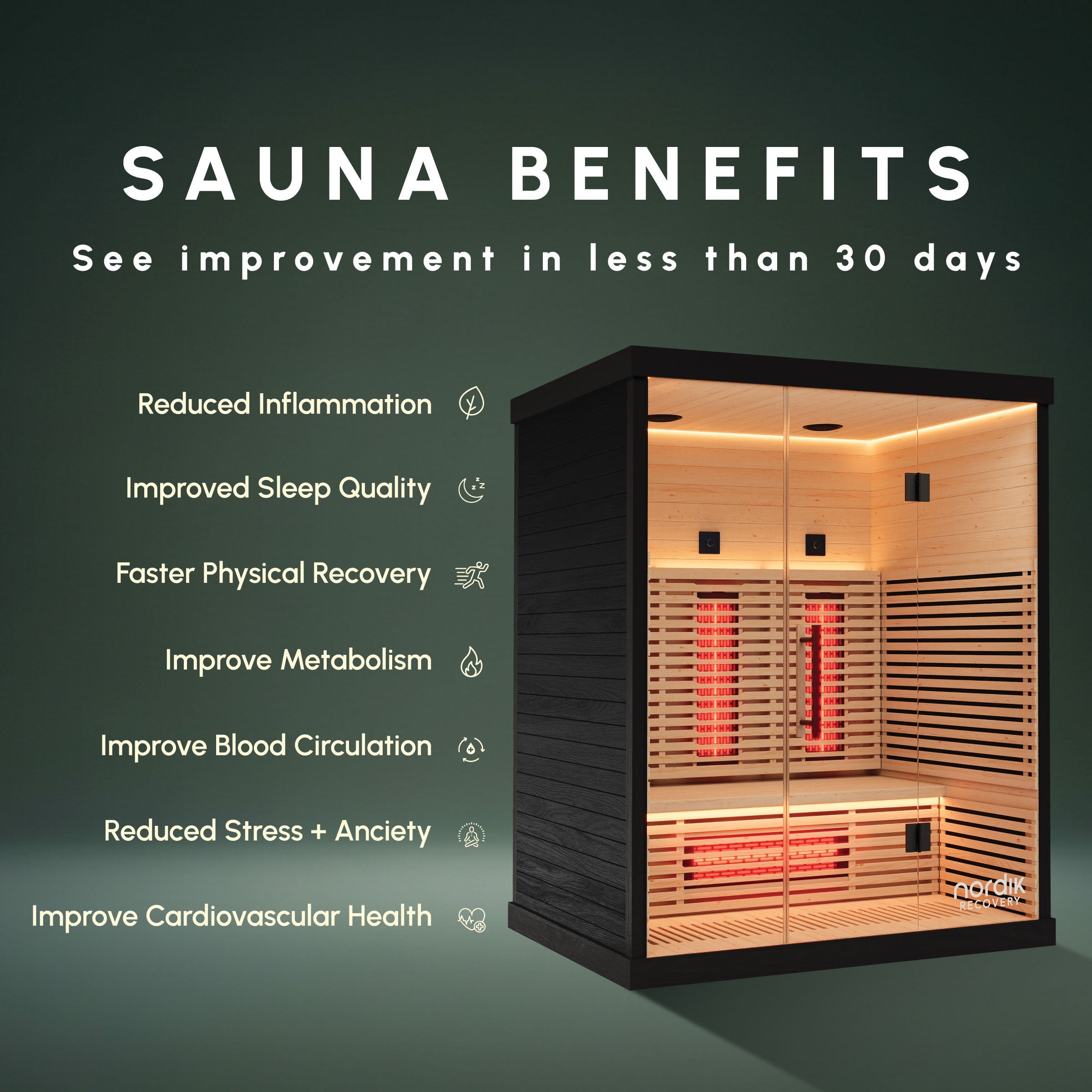 Nordik Recovery 3-Person Infrared Sauna