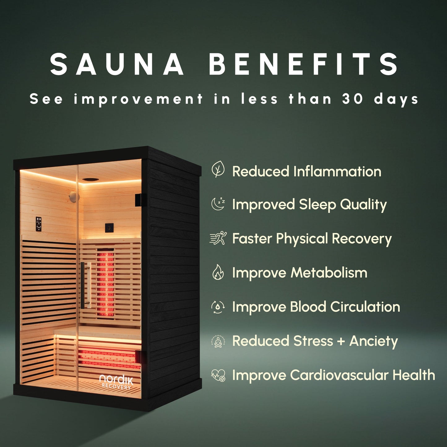 Nordik Recovery 2-Person Infrared Sauna